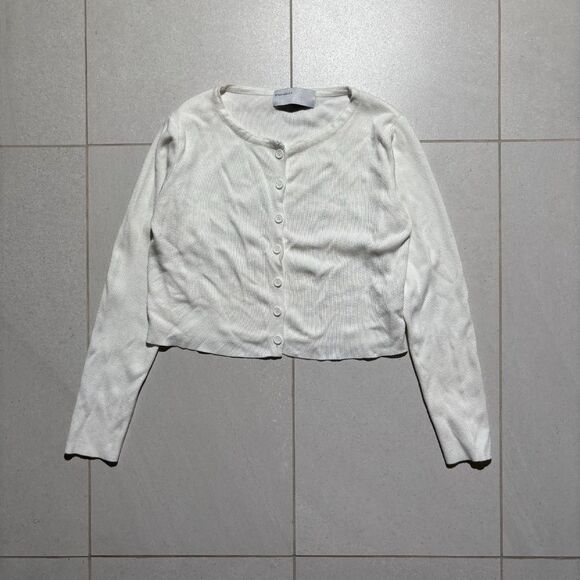 Style Addict Women's White Cardigan - Picture 1 of 3